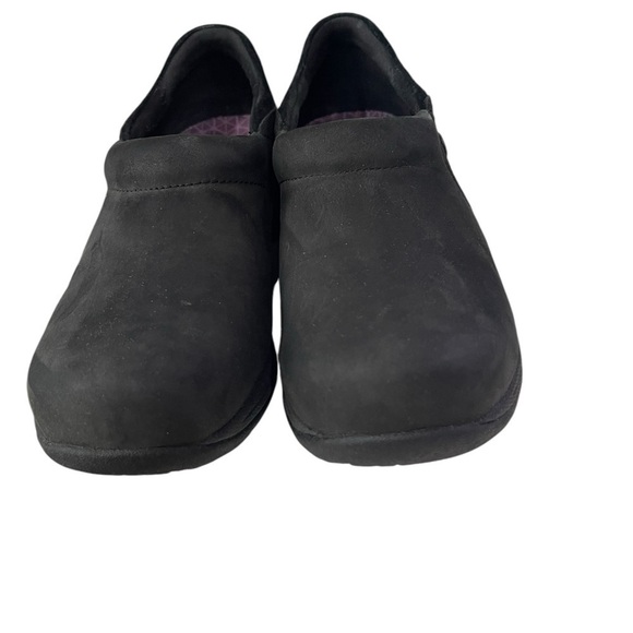 Dansko Women’s Euro size 38 U.S. Size 7.5-8 Style Patti Black Nubuk Vibram soft - Picture 5 of 7